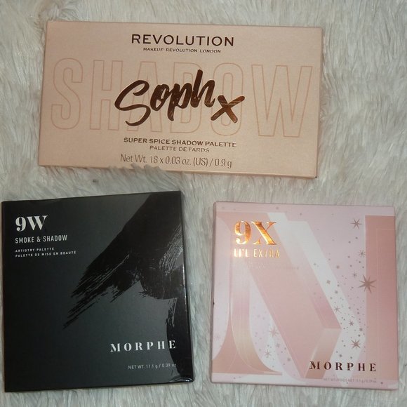 Bundle of Misc Makeup Items, Eyeshadow Palettes, Morphe, Revolution Highlighter - Picture 10 of 15